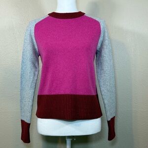 Boden Olivia Merino Wool Colorblock Jumper